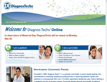 Tablet Screenshot of diagnostechs.com